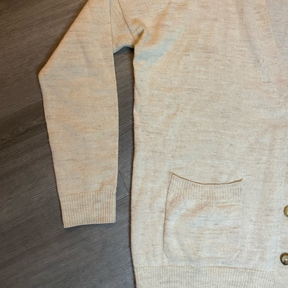 Madewell Wool Alpaca Blend Button Up Lightweight Cardigan Sweater - Picture 9 of 13